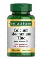 Купить nature's bounty (нэйчес баунти) кальций, магний, цинк, таблетки 100 шт бад в Балахне