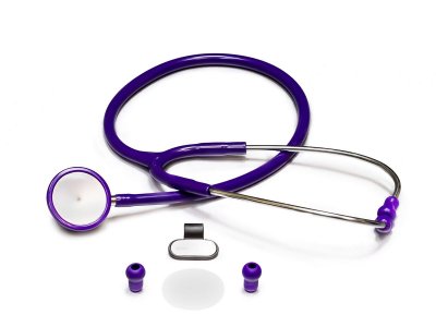 Купить стетоскоп amrus (амрус) 04-ам410 premium медицинский двухсторонний терапевтический, фиолетовый в Балахне