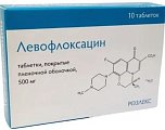 Купить левофлоксацин, таблетки, покрытые пленочной оболочкой 500мг, 10 шт в Балахне