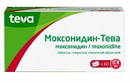 Купить моксонидин-тева, таблетки покрытые пленочной оболочкой 0,4 мг, 60 шт в Балахне