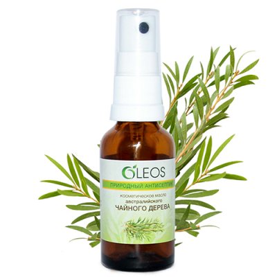 Купить oleos (олеос) природный антисептик косметическое масло австралийского чайного дерева, спрей 30мл в Балахне