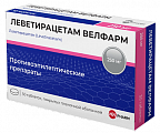 Купить леветирацетам велфарм, таблетки покрытые пленочной оболочкой 250 мг, 30 шт в Балахне