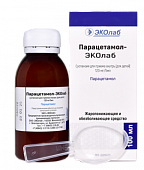 Купить парацетамол-эколаб, суспензия для приема внутрь [для детей], 120 мг/5 мл, 100 мл в Балахне