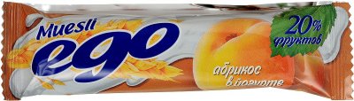 Купить мюсли эго батончик, абрикос в йогурте 25г (l.d.с. lolly s.r.o., словения) в Балахне