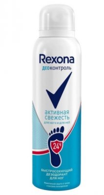Купить rexona (рексона) дезодорант-аэрозоль для ног деоконтроль активная свежесть, 150мл в Балахне