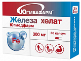 Купить железа хелат югмедфарм, капсулы 30шт бад в Балахне