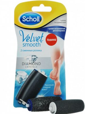 Купить scholl (шолл) сменый ролик для электрической пилки жестий 1 шт+мягкий 1 шт в Балахне