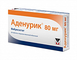 Купить аденурик, таблетки, покрытые пленочной оболочкой 80мг, 28шт в Балахне