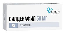 Купить силденафил, таблетки, покрытые пленочной оболочкой 50мг, 4 шт в Балахне