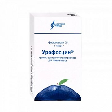 Урофосцин, гранулы для приготовления раствора для приема внутрь 3г, пакетик 8г