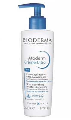 Купить bioderma atoderm (биодерма) крем для лица и тела ультра с помпой, 200мл в Балахне