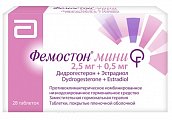 Купить фемостон мини, таблетки, покрытые пленочной оболочкой 2,5мг+0,5мг, 28 шт в Балахне