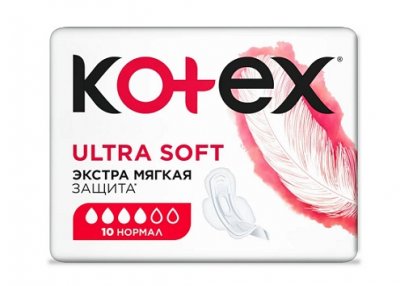 Купить kotex ultra soft (котекс) прокладки нормал 10шт в Балахне