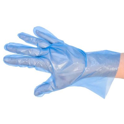 Купить перчатки албенс хозяйственно-бытовые для косметических процедур голубые универсальные одноразовые, 100 шт в Балахне