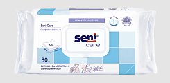 Купить seni care (сени кеа) салфетки влажные для ухода с витамином е и аллантоином 80шт в Балахне