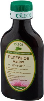 Купить oleos (олеос) масло репейное с экстрактом крапивы 100мл в Балахне