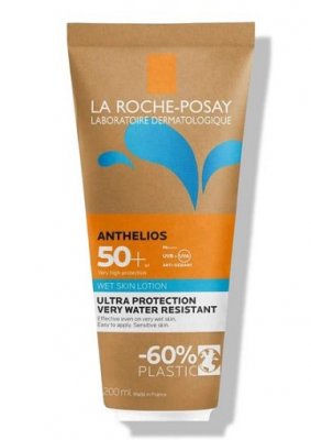 Купить la roche-posay anthelios (ля рош позе) гель для лица и тела с технологией нанесения на влажную кожу spf50+, эко-туба 200мл в Балахне