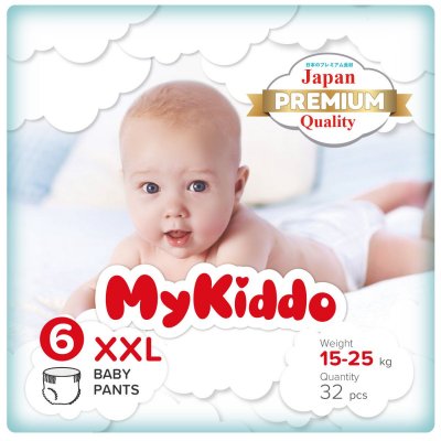 Купить mykiddo premium (майкиддо) подгузники-трусики для детей 15-22кг, 32 шт размер ххl в Балахне