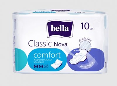 Купить bella (белла) прокладки nova classic comfort белая линия 10 шт в Балахне