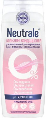 Купить neutrale (нейтрал) бальзам-кондиционер ультрапитальный для поврежденных, сухих, окрашенных и секущихся волос 250мл в Балахне