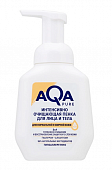 Купить aqa рure (аква пьюр) пенка для лица, тела интенсивно очищающая для нормальной и жирной кожи, 250 мл в Балахне
