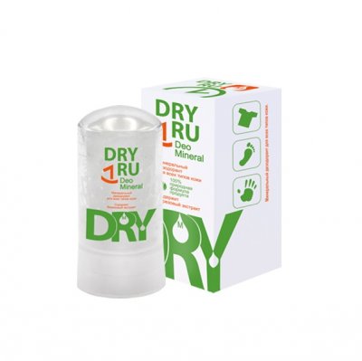 Купить драй ру (dry ru) минерал дезодорант для всех типов кожи 60 г в Балахне