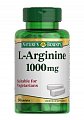 Купить nature's bounty (нэйчес баунти) l-аргинин 1000мг, капсулы 50 шт бад в Балахне