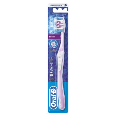 Купить oral-b (орал-би) зубная щетка 3d white блеск, 1 шт в Балахне