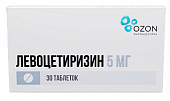 Купить левоцетиризин, таблетки, покрытые пленочной оболочкой 5мг, 30 шт от аллергии в Балахне