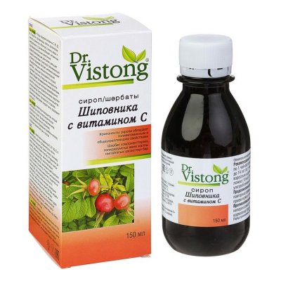 Купить dr. vistong (доктор вистонг) сироп шиповника с витамином с, 150мл в Балахне