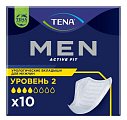 Купить tena (тена) прокладки, men active fit уровень 2, 10 шт в Балахне