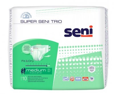 Купить seni (сени) подгузники супер трио медиум 2 10шт в Балахне