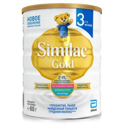 Купить симилак (similac) 3 gold смесь детское молочко 12+, 800г в Балахне