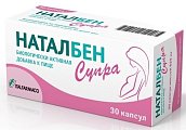 Купить наталбен супра, капсулы 887мг, 30 шт бад в Балахне