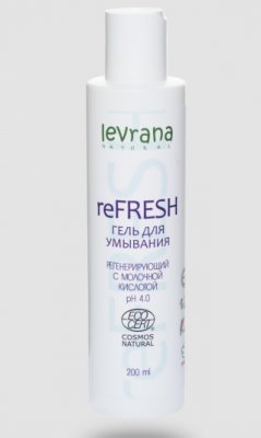 Купить levrana (леврана) гель для умывания регенерирующий refresh, 200мл в Балахне