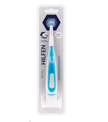 Купить хилфен (hilfen) электрическая зубная щетка мягкая голубая артикул r2021 в Балахне