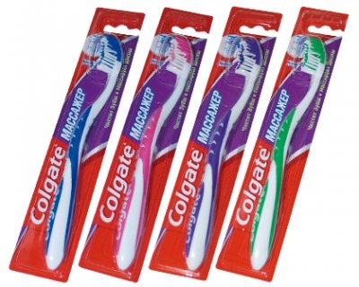 Купить колгейт (colgate) зубная щетка массажер мягкая, 1 шт в Балахне