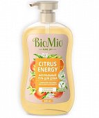 Купить biomio (биомио) гель для душа натуральный с эфирным маслом апельсина и бергамота, 650мл в Балахне
