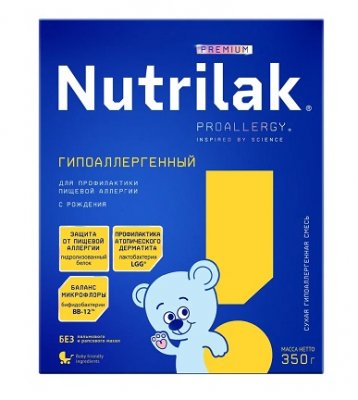 Купить нутрилак (nutrilak) премиум гипоаллергенный молочная смесь с рождения, 350г в Балахне