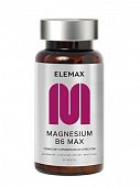 Купить elemax magnesium b6 max (элемакс магнезиум в6 макс) таблетки, 60 шт бад в Балахне
