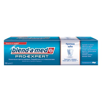 Купить бленд-а-мед зубная паста (blend a med) про-эксперт крепкие зубы тонизирующая мята, 100мл в Балахне
