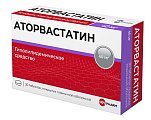 Купить аторвастатин, таблетки, покрытые пленочной оболочкой 40мг, 30 шт в Балахне