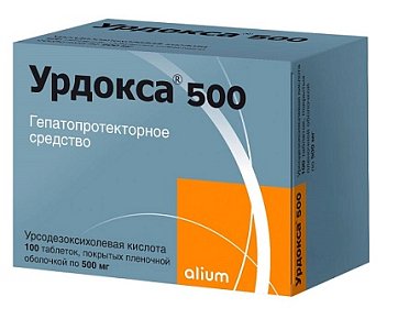 Урдокса 500, таблетки, покрытые пленочной оболочкой 500мг, 100 шт