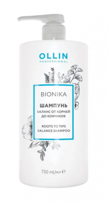 Купить ollin prof bionika (оллин) шампунь для волос баланс от корней до кончиков, 750мл в Балахне