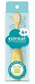 Купить lovular (ловулар) зубная щетка детская с 4-х месяцев, желтая в Балахне
