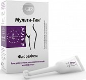 Купить мульти-гин флорафем, гель для нормализации вагинальной микрофлоры 5мл, 5 шт в Балахне