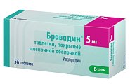 Купить бравадин, таблетки, покрытые пленочной оболочкой 5мг, 56 шт в Балахне