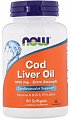 Купить now foods (нау фудс) рыбий жир из печени трески 1000мг, капсулы 1391мг, 90 шт бад в Балахне
