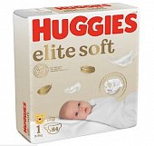 Купить huggies (хаггис) подгузники elitesoft до 5кг 84 шт в Балахне