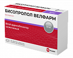 Купить бисопролол-велфарм, таблетки, покрытые пленочной оболочкой 10мг, 50 шт в Балахне